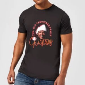 Image of National Lampoon Fun Old Fashioned Family Christmas Mens Christmas T-Shirt - Black
