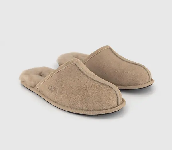 Image of UGG Mens Scuff Slippers Sand Natural, 10