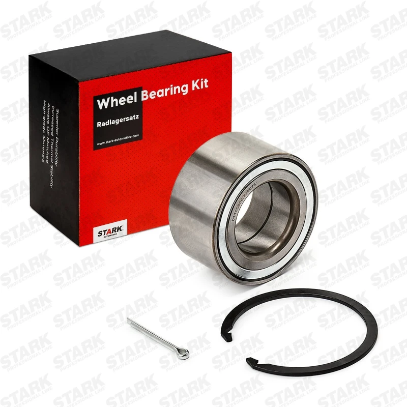 Image of STARK SKWB-0180353 Wheel bearing kit Front Axle, with integrated ABS sensor Wheel Bearing Kit (654)