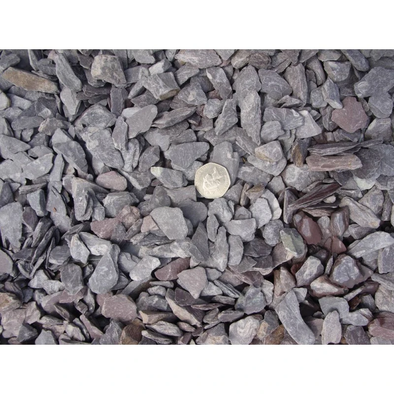 Image of Buttercup Farm 20mm Plum Slate - Decorative Stone - Premium Aggregate Bulk Bag 850 Kg Multicolor Unisex