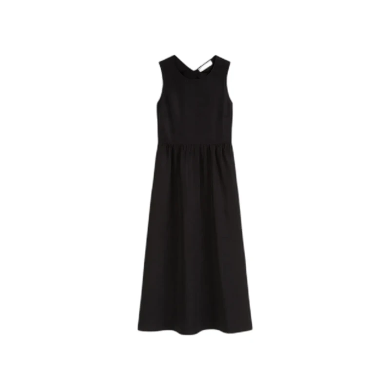 Image of Marc O'Polo Womens round-neck dress Marc O'Polo Noir Female 42