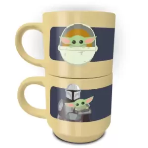 image of Star Wars: The Mandalorian (Stronger - Where I Go) Stack Mug Set