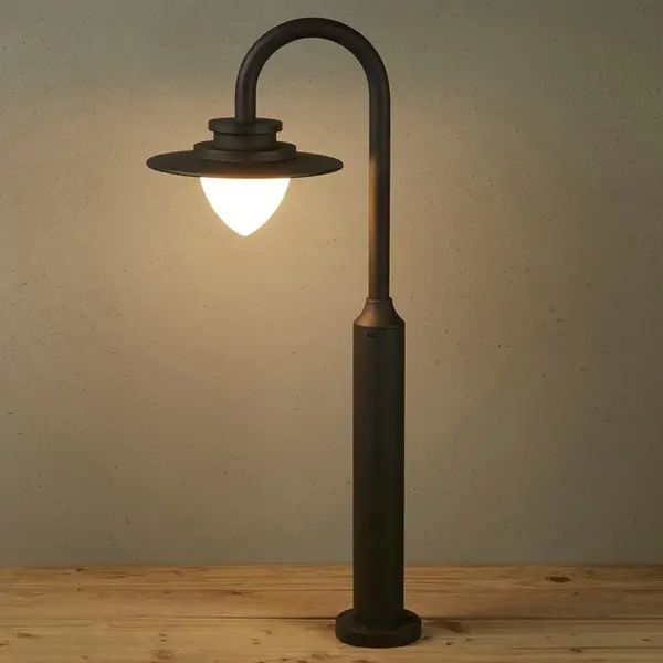 Image of Searchlight Texas LED Outdoor Bollard Light - Grey