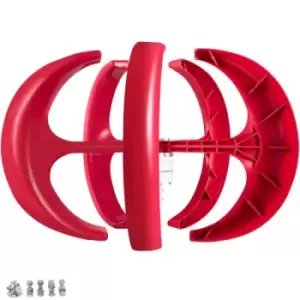 Image of 400W 12V Vertical Wind Turbine Red Lantern Style Wind Power Generator