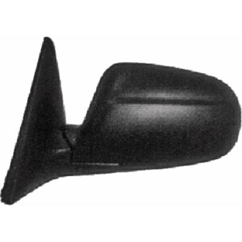 Image of DIEDERICHS 5206125 Wing mirror Left, black, for electric mirror adjustment, Grained Outside Mirror (50)