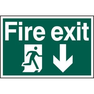 Image of ASEC Fire Exit 200mm x 300mm PVC Self Adhesive Sign