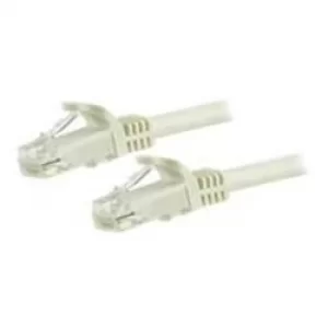 image of StarTech White Gigabit Snagless RJ45 UTP Cat6 Patch Cable Patch Cord 5m