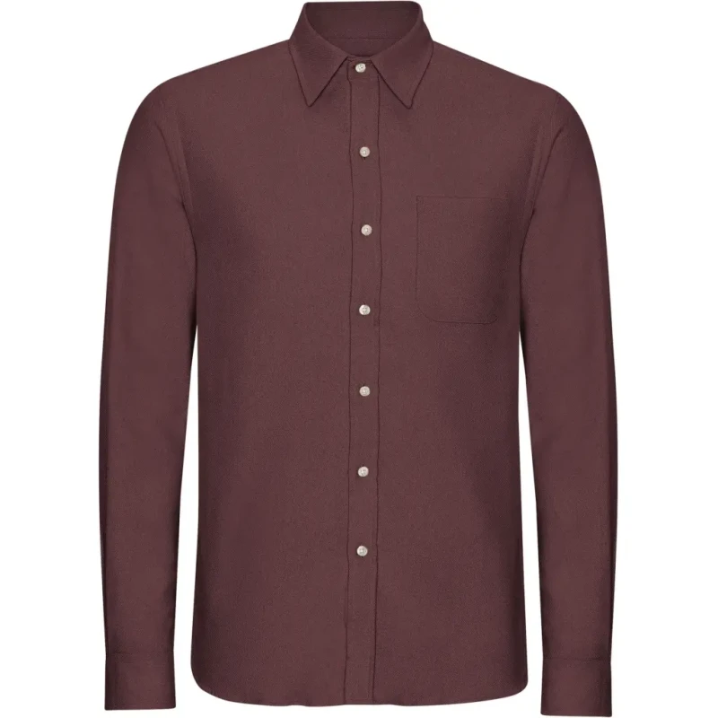 Image of Colorful Standard Shirt Colorful Standard Organic Oxblood Red Rouge Male S