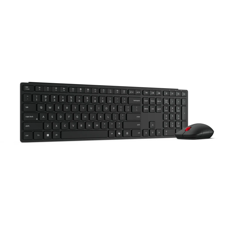 Image of Lenovo 4X31S04830 keyboard Mouse included Home/Office RF Wireless + Bl
