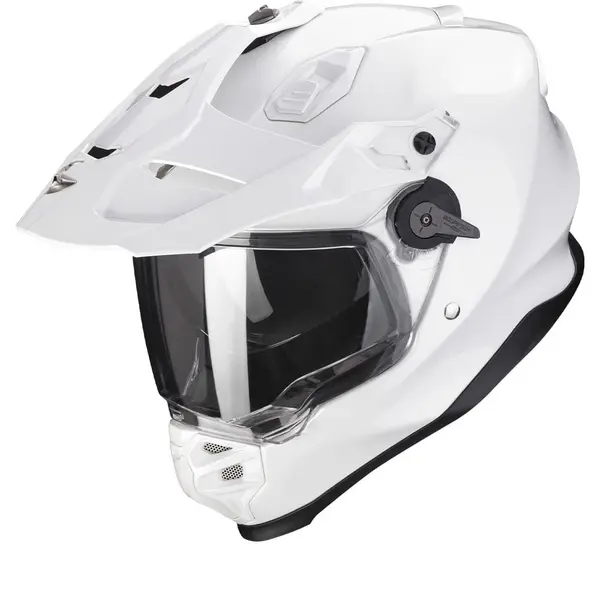 image of Scorpion ADF-9000 Air Solid Pearl White Adventure Helmet L