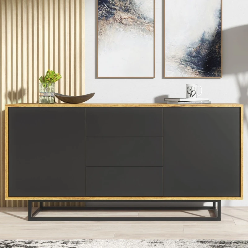 Image of Mex Furniture LTD Sideboard 140cm Loft / Industrial Multi