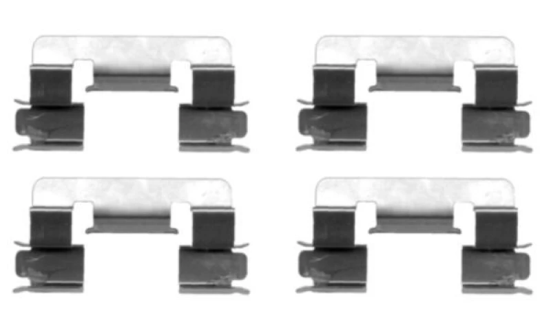 Image of HELLA Brake pad fitting kit HELLA 8DZ 355 203-841