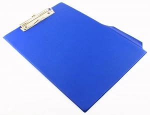 image of Q Connect Pvc Clipboard Single Blue