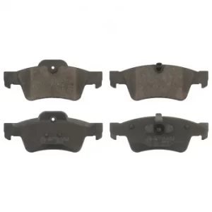 Brake Pad Set 16615 by Febi Bilstein Rear Axle