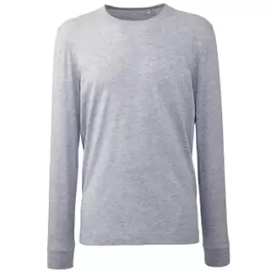 Image of Anthem Mens Marl Long-Sleeved T-Shirt (3XL) (Grey)