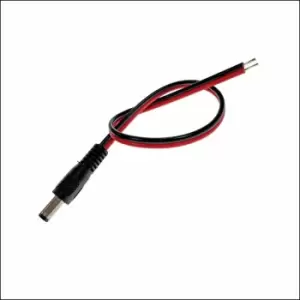 Image of Ext-cab-a 2.1mm Female Connector to Red/Black Cable 300mm - Tiger Power Supplies