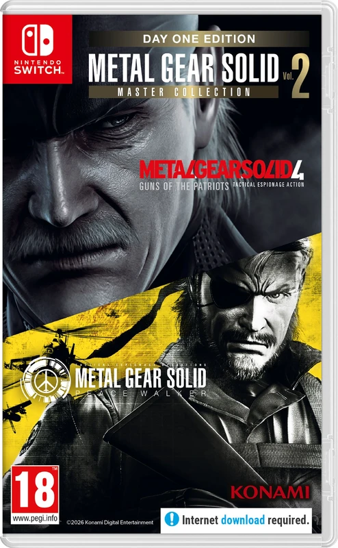 Image of Metal Gear Solid Master Collection Volume 2 Day One Edition Nintendo Switch Game