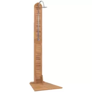 image of Vidaxl - Garden Shower Solid Teak 70x75x204cm - Brown