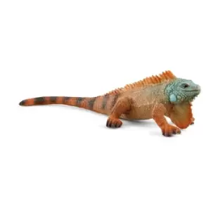 image of SCHLEICH Wild Life Iguana Toy Figure, 3 to 8 Years, Multi-colour (14854)