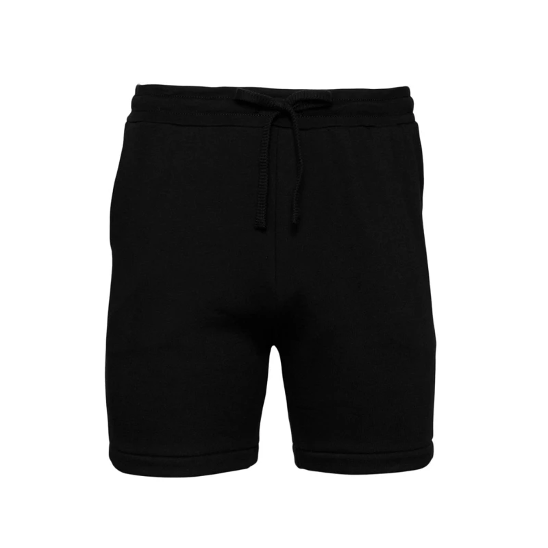 Image of Bella + Canvas Mens Sweat Shorts in Black Size: XS Black Male XS