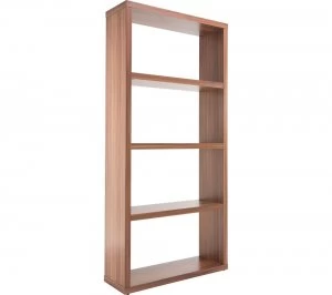 Image of Aphason Maine Wide Bookcase - Walnut