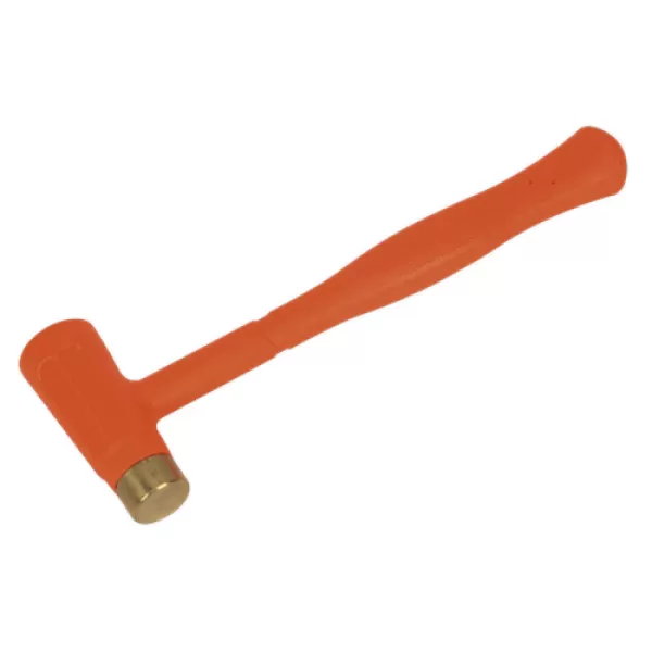 Image of Genuine SEALEY BFH24 Brass Faced Dead Blow Hammer 1.5lb