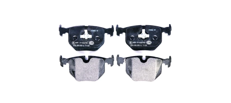 Image of HELLA Brake pad set HELLA 8DB 355 008-121