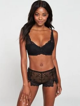 Image of Pour Moi Flora Shorty - Black, Size 8, Women