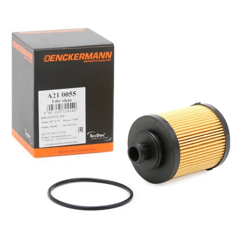 Image of DENCKERMANN Oil filter DENCKERMANN A210055