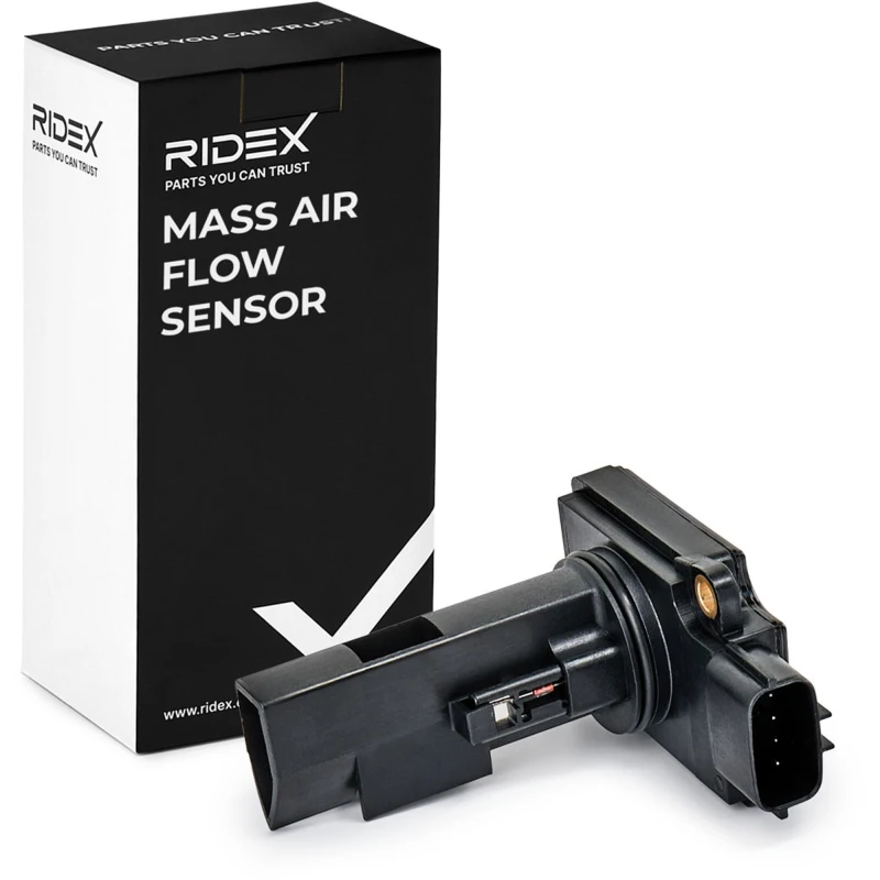 Image of RIDEX 3926A0209 Mass air flow sensor with gasket/seal Air Mass Sensor (3926)