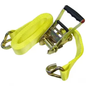 image of Faithfull FAITDTRUCK52 Ratchet Tie-Down 5m x 50mm Trucker Breaking...