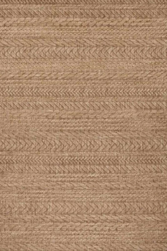 Image of THE RUGS Indoor Outdoor Granado Rug Chevron Design, Weather Resistant Pile in Beige Size: 160cm x 230cm Beige Unisex 160cm x 230 cm