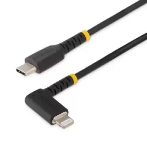 Image of StarTech.com RUSB2CLTMM2MR mobile phone cable Black 2m USB C Lightning