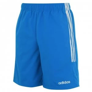 image of adidas Mens 3-Stripes Shorts - Brightroyal/Wht