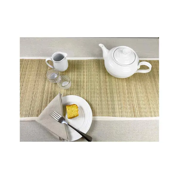 image of Esselle Spey Dry Grass Table Runner 35x180cm Cream Colour