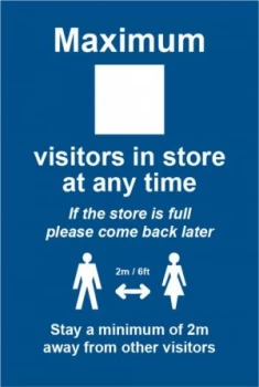 Image of Max x visitors in store-RPVC (200x300mm)