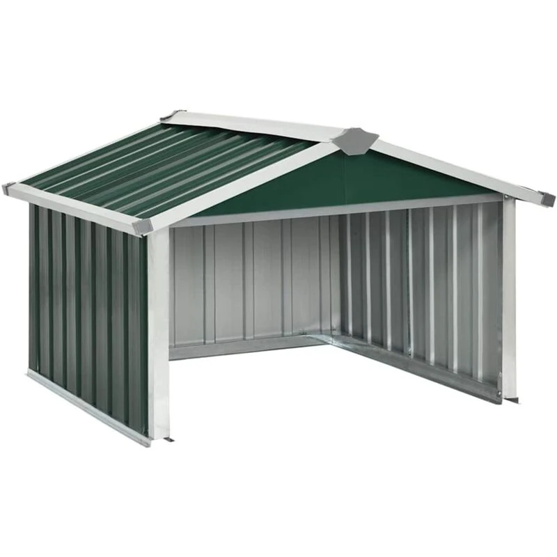 Image of VIDAXL Garden Robot Lawnmower Shed 92x97x63cm Galvanised Steel Green Vidaxl 8720286512760