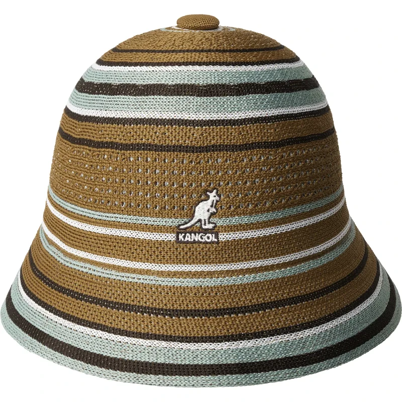 Image of Kangol Bob Kangol Clubhouse Stripe Casual Marron Unisex S (54/55 cm)