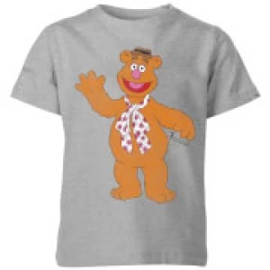 Image of Disney Muppets Fozzie Bear Classic Kids T-Shirt - Grey - 3-4 Years