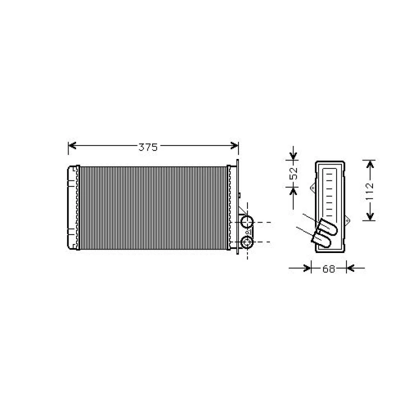 Image of Heater matrix DIEDERICHS DCM1208
