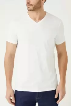 Image of Mens Black, White, Grey 3 Pack V Neck T-Shirts