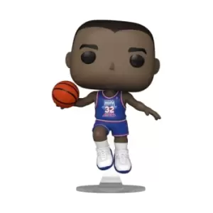 image of Funko Pop Nba: Legends - Magic Johnson (Blueallstaruni1991), Blue/Red/White, Unisex, Nice Things, 59373