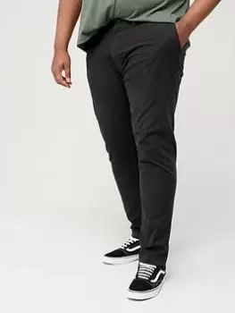 image of Levis Big & Tall Xx Ii Slim Taper Fit Chinos - Black, Size 42, Inside Leg Long, Men