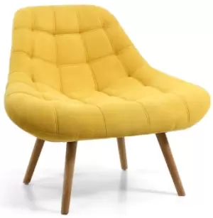 Image of Shell Sunny Yellow Armchair