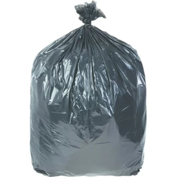 image of 18'X29'X39' Black Refuse Sacks 180G (Pk-200) - Avon