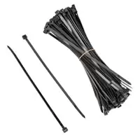 image of Kolink Black Cable Ties - 4.5mm x 200mm - 100 Pack