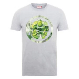 Image of Marvel Avengers Assemble Hulk Montage T-Shirt - Grey - L