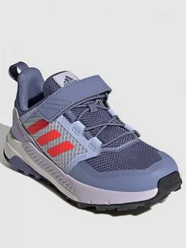 Image of adidas Kids Unisex Terrex Trailmaker Shoes - Purple/Red, Purple/Red, Size 2