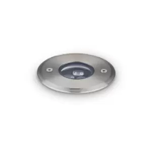 Image of Ideal Lux LED Outdoor Recessed Floor & Decking Light Steel IP67, 3000K