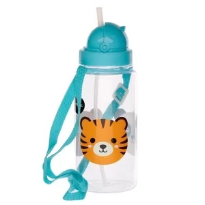 image of 450ml Childrens Reusable Water Bottle with Straw - Cutiemals